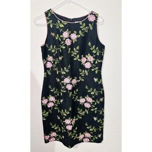 Vintage‎ Jessica Howard Dress Embroidery Floral Woman's Size 6 Dress
